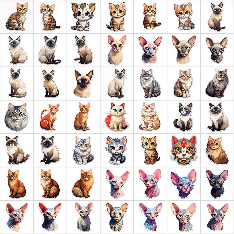 funny cat stickers
