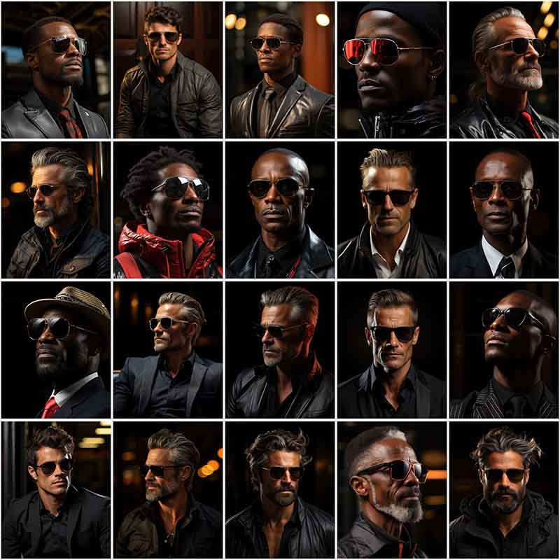 20 stylish men fashion collage