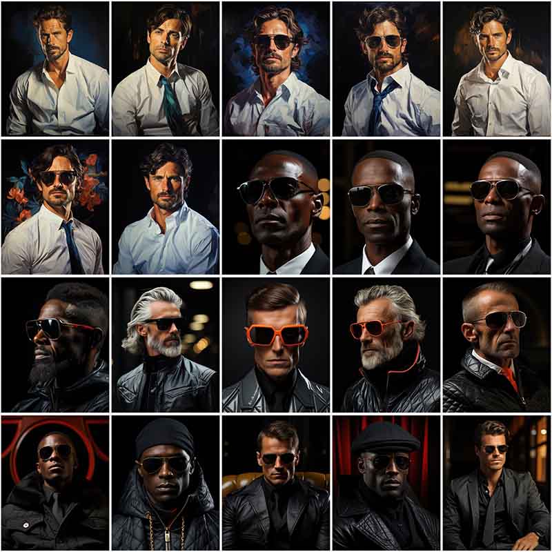 20 stylish men fashion collage