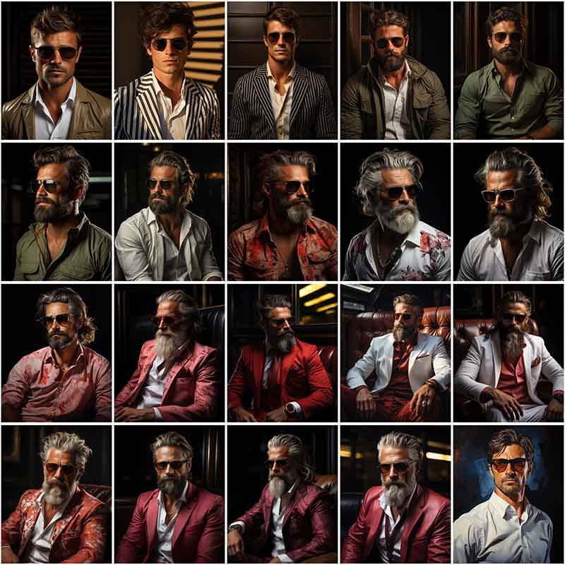 20 stylish men fashion collage