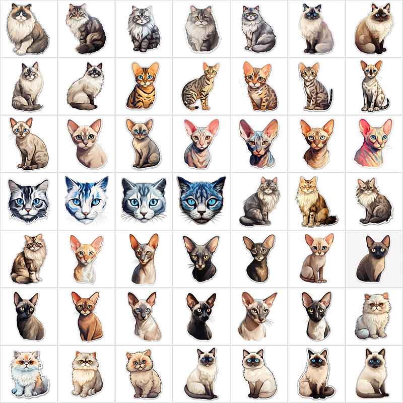 large cat stickers