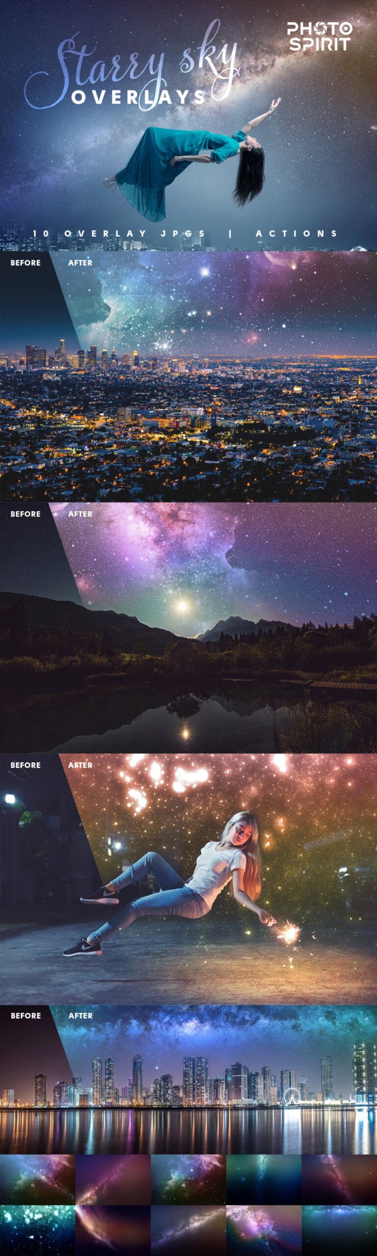 Starry Sky Overlays And Actions