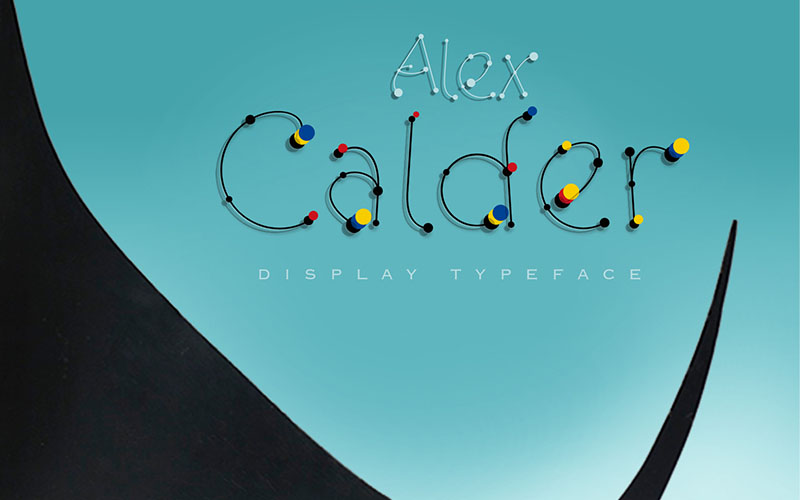 Calder Font, Display Fonts Family Pack