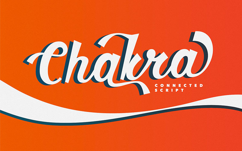 Chakra Font, Scipt Fonts Family Pack