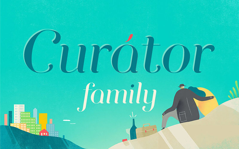 Curator Font, Serif Font
