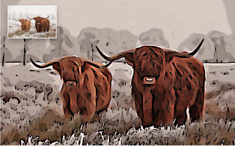 digital oil painting action photoshop, action oil painting photoshop