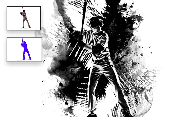 digital painting effect action photoshop, digital oil painting action photoshop