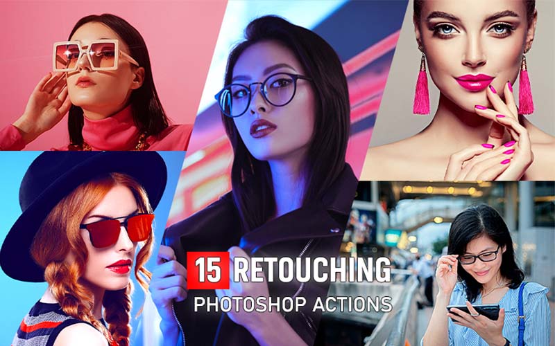 portrait retouching photoshop actions, photoshop portrait retouching actions