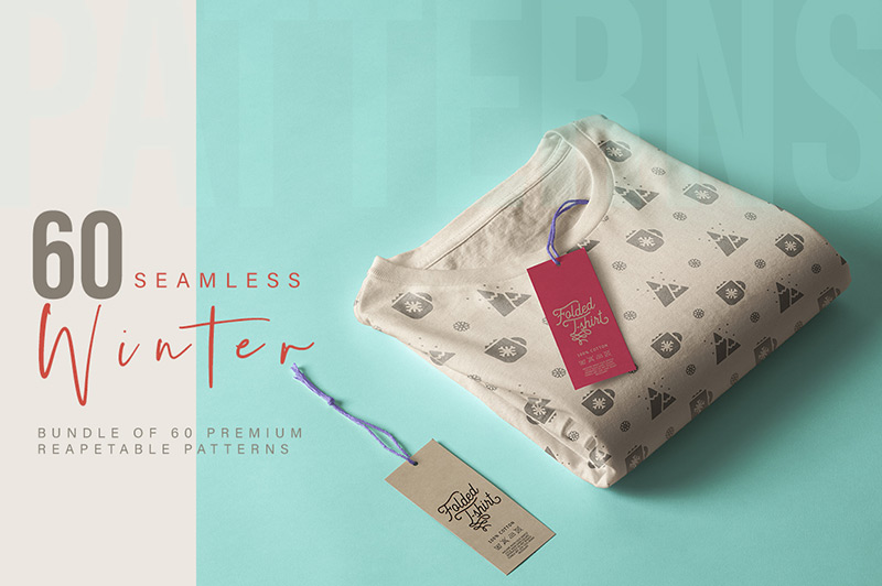 winter seamless pattern, winter pattern seamless