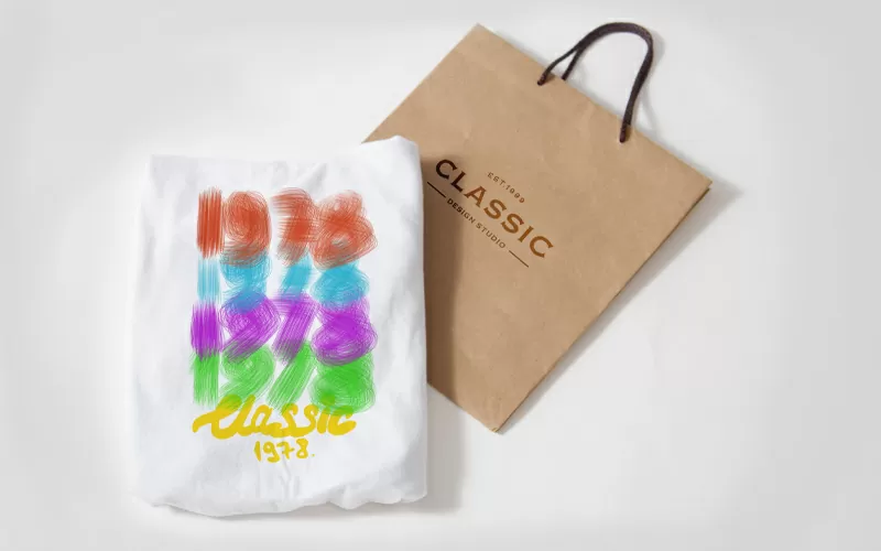 A preview of a t-shirt design printed on a white paper