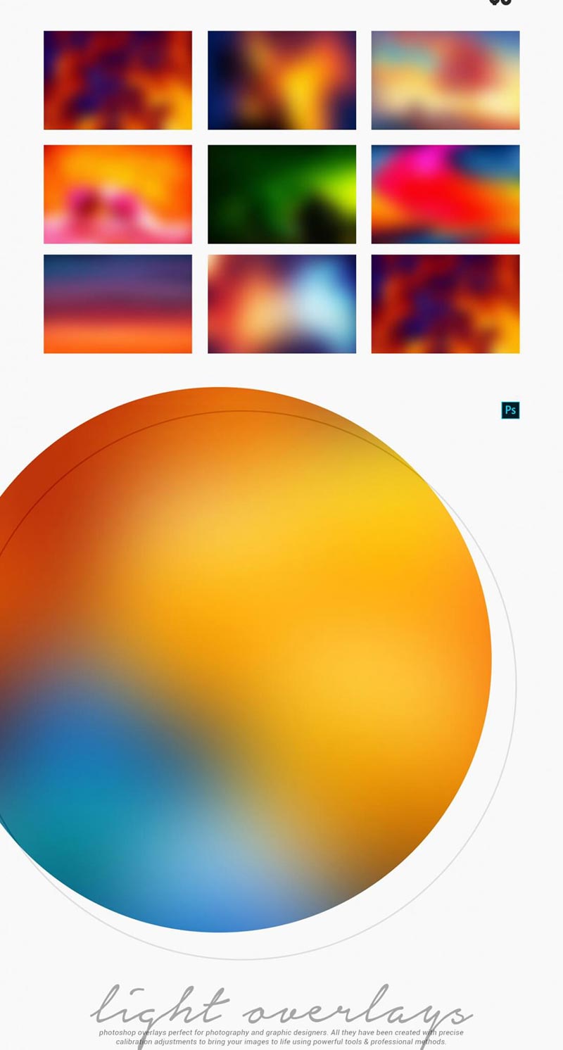 Photoshop Overlays preview