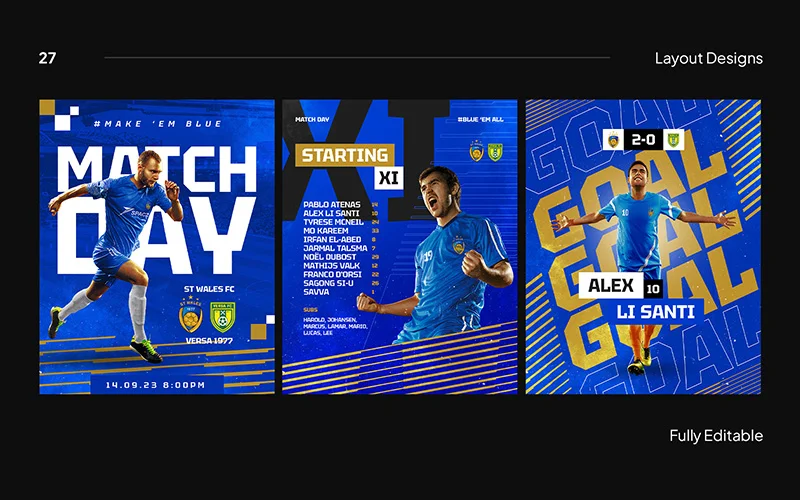 football template psd for instagram