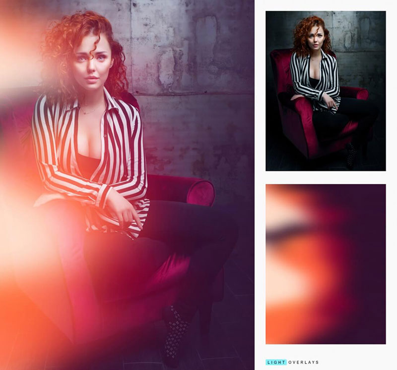 Photoshop Overlays action