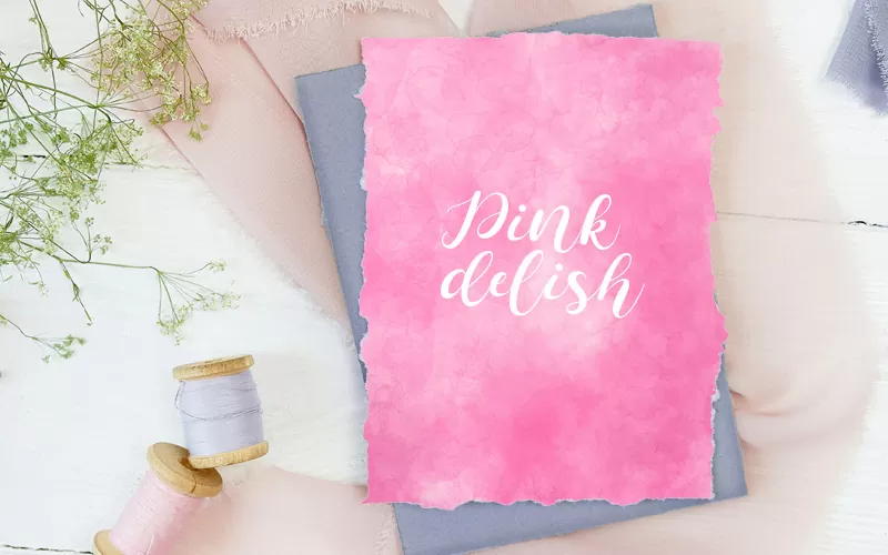 A preview of the pink watercolor background included in the abstract watercolor backgrounds