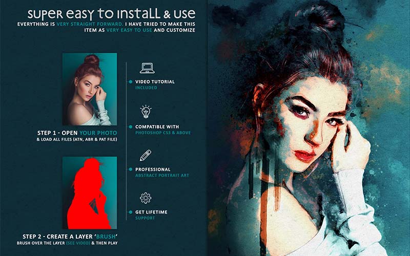 portrait effect online
portrait retouching photoshop actions
action portrait photography