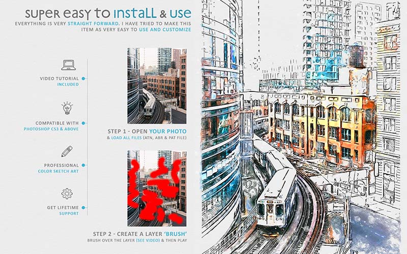 photoshop painting effect plugin
acrylic painting photoshop action