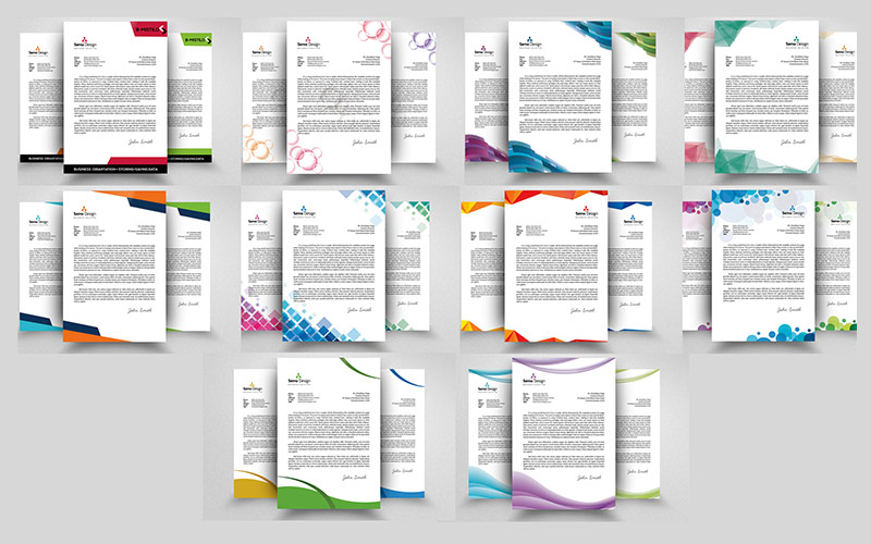Business Letterheads Templates