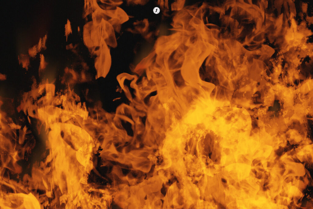 Fire flames