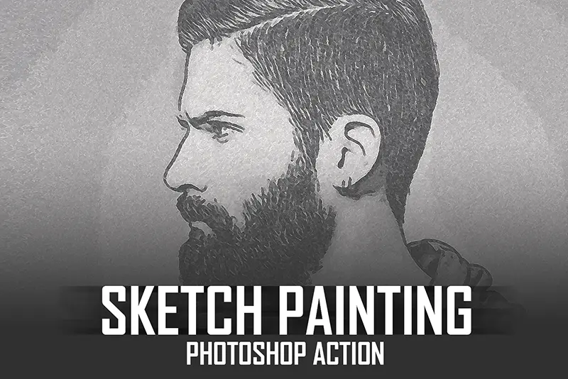 Sketch Painting Photoshop Action