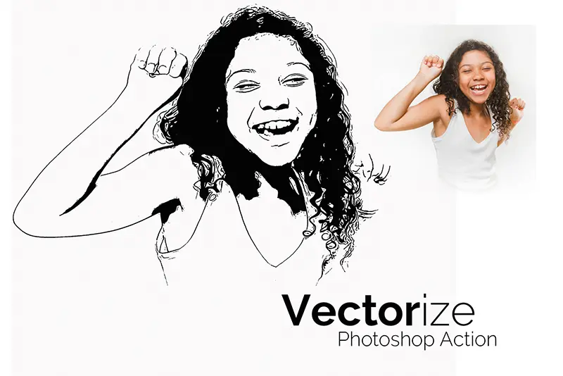Vectorize Photo Effect
