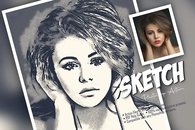 Sketch Art Photo Effect