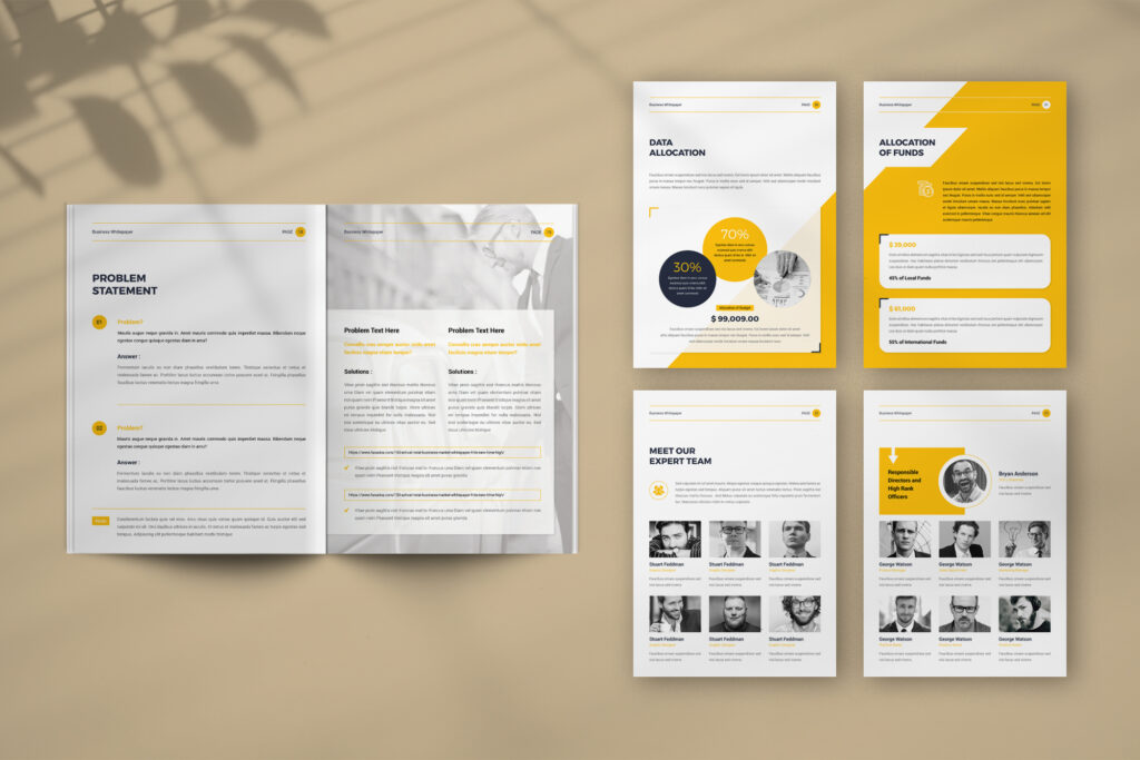 White-Paper-Template-7 Preview of company white paper template