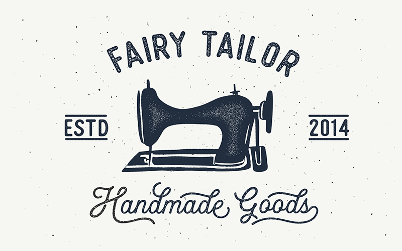 Heritage Display Font Preview 8 A Retro Sewing Machine Displayed With Text Written Using Heritage Fonts
