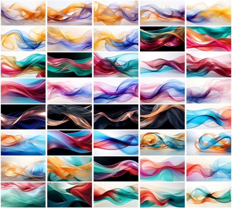 A collage of horizontal images from the bundle