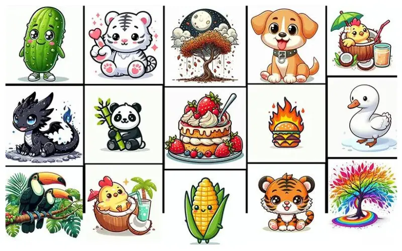 cute bird illustration, cute cartoon illustration, cute character illustration, cute chicken illustration
