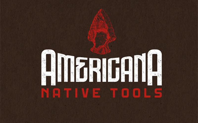 Americana Native Tools - Gibsons font preview