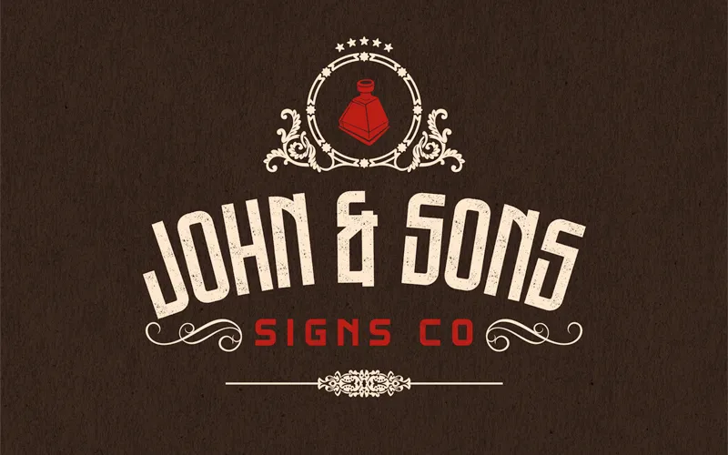 John & Sons -Gibson fonts preview