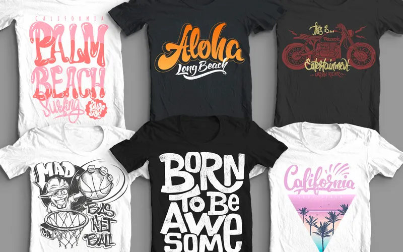 Preview of the trending Tee shirt designs included