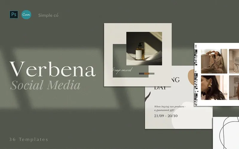 Verbena Instagram Templates