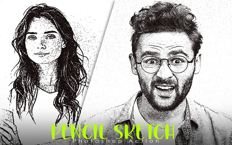 pencil sketch action photoshop free pencil sketch art photoshop action