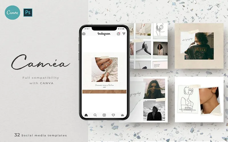 Camellia Instagram Templates, camellia instagram templates