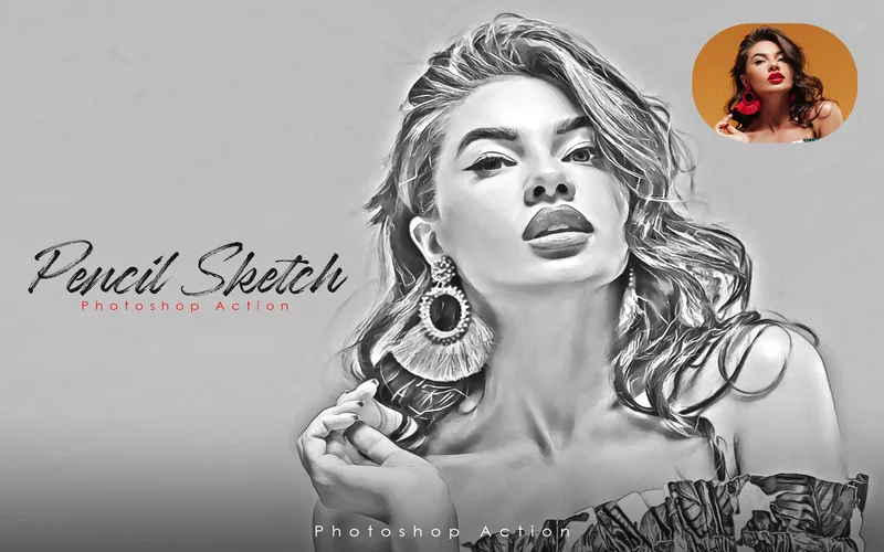 photoshop pencil sketch effect free pencil sketch action photoshop free pencil sketch photoshop action