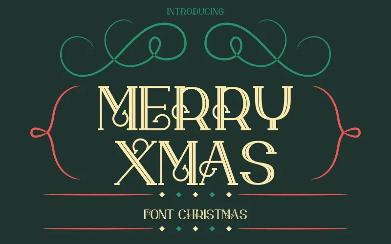 Merry Xmas fonts