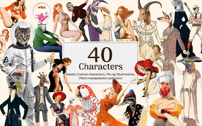 character cutouts
cut out characters