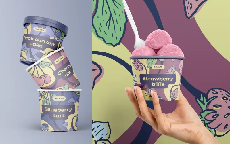 Strawberry packaging templates application