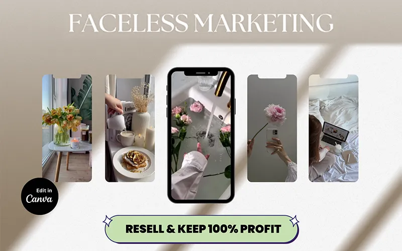 Faceless marketing with luxury videos