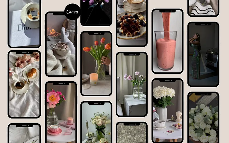 Multiple previews on phone screen