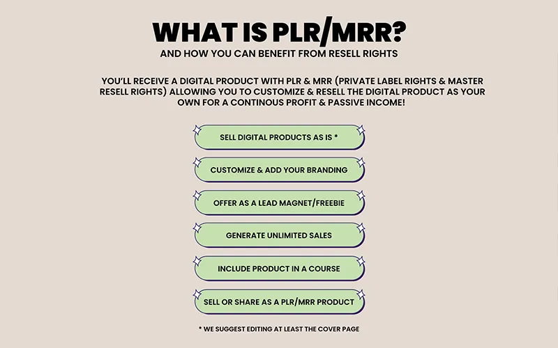 PLR & MRR Rights Explained